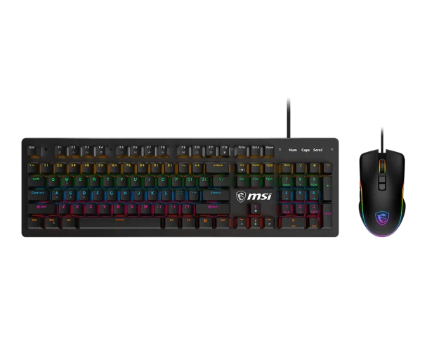 MSI Forge GK300 Combo Blue Switches Gaming RGB Keyboard & Mouse | S11-04US20H-HH9