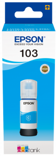 Epson 103 EcoTank Cyan ink bottle | C13T00S24A