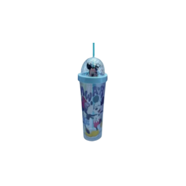 Kids Tumbler Cup with Straw Stitch Design Blue | LZ-23122-4