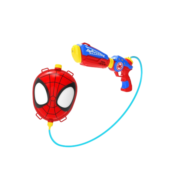 Spider-Man Backpack Water Gun Toy Set - Red/Blue | EOMS007-34A