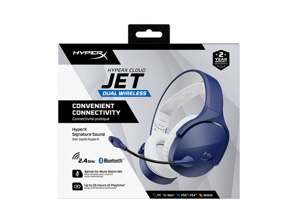 HyperX Cloud Jet Wireless Gaming Headset - Blue