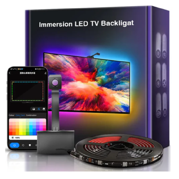 Tuya RGBIC TV Backlight Strip Color Sync Lens Version