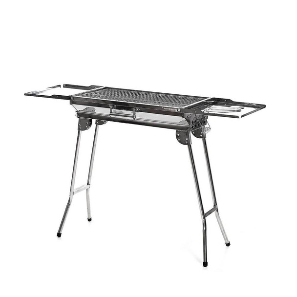 InnovaGoods Stainless Steel Foldable Charcoal BBQ Exelq | V0103691