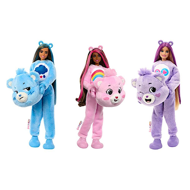 Barbie Cutie Reveal Care Bears Blonde Doll Surprise | MTBBJCN94