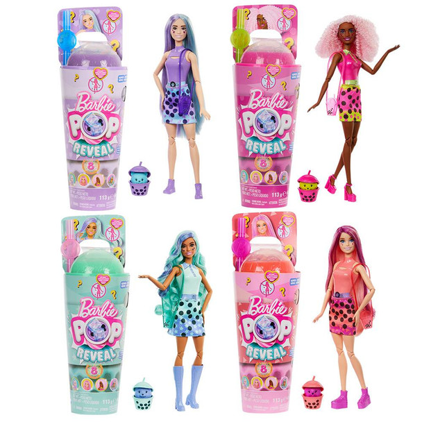 Barbie Pop Reveal Bubble Tea Surprise Doll 7-in-1 Series | MTBBHTJ18