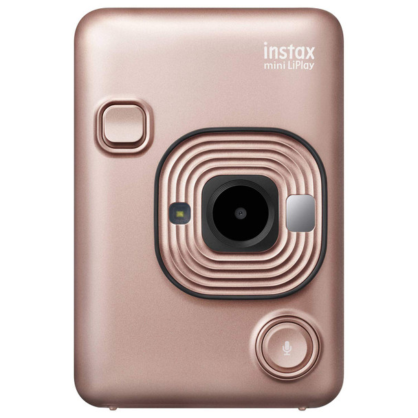 Fujifilm Instax Mini LiPlay - Compact Hybrid Instant Camera - Rose Gold | FUIHMLPCB