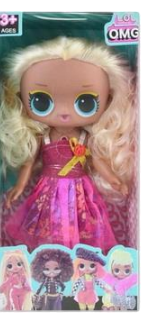 LOL OMG Fashion Doll – Blonde Hair Pink Dress | 8290-1