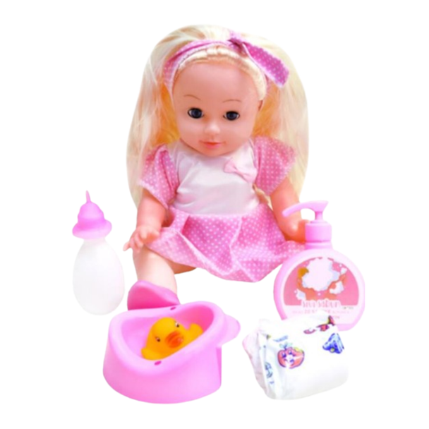 Rosy Baby Doll Care Playset with Accessories | GL100460