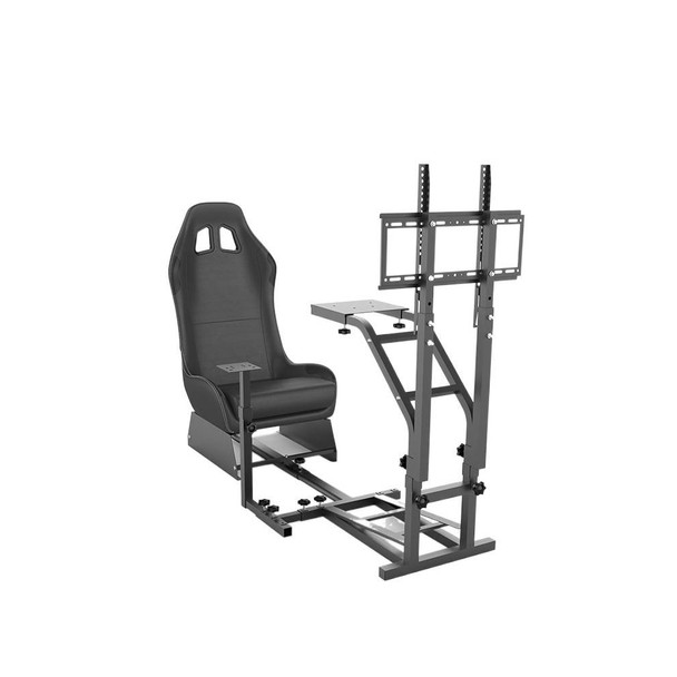 DeadSkull Racing Seat Simulator Cockpit With Monitor Stand