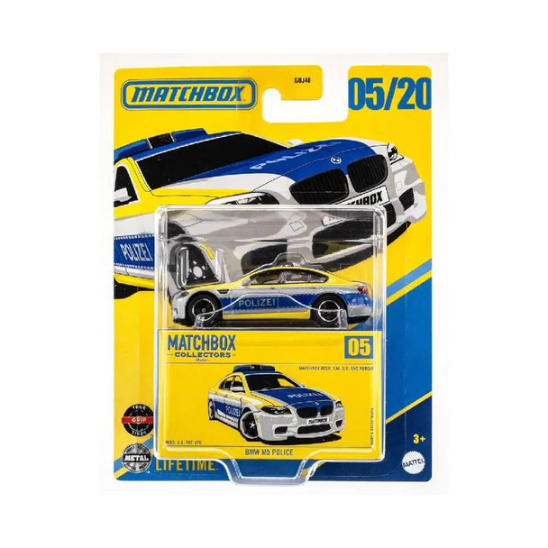 Matchbox Collectors BMW M5 Police 1:64 Die-Cast Model | MTMBGBJ48 05/20
