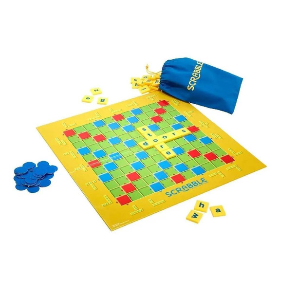 Junior Scrabble UK Board Game for Kids | MTGMY9667