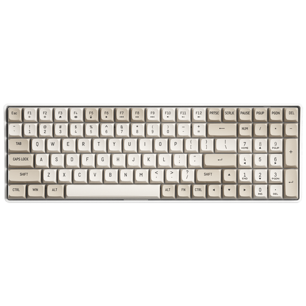 DarkFlash GD100 Mechanical keyboard - Milky & Brown | GD100