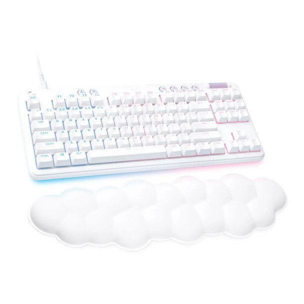 Logitech G713 Wired Mechanical RGB TKL Gaming Keyboard White GX Red Linear | 920-010428