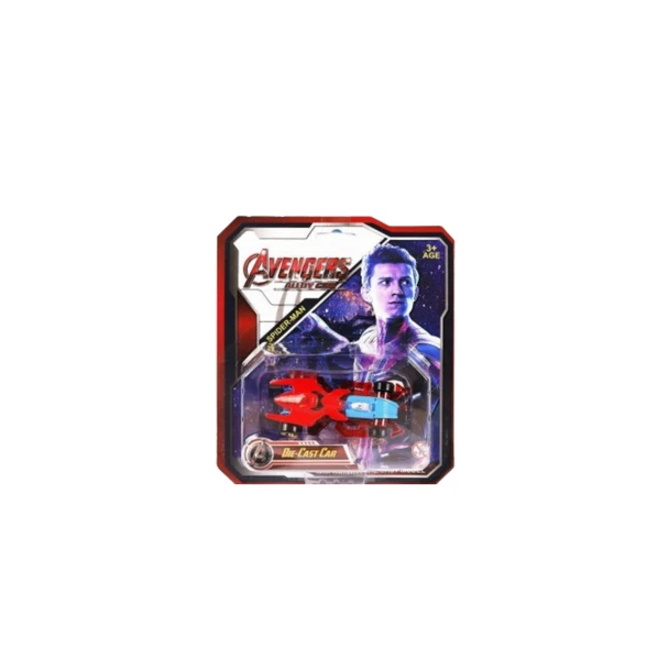 Avengers Die-Cast Car with Character Figure – Spider-Man Edition | 060-1