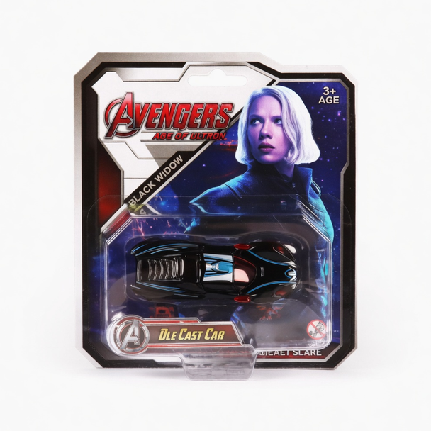 Avengers Die-Cast Car with Character Figure – Black Widow Edition | 060-1