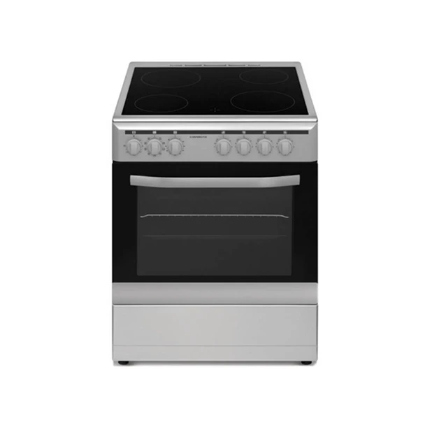Campomatic Electric Cooker 60cm Vitroceramic 4 Zones Stainless Steel | C64VSGRI