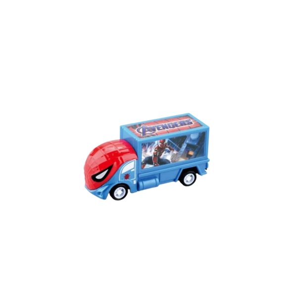Avengers Die-Cast Truck – Spider-Man Delivery Van Mini Vehicle | 060-5