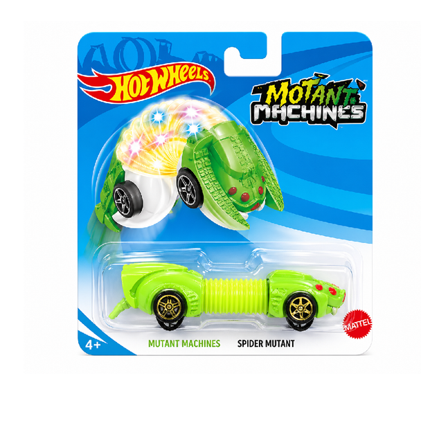 Hot Wheels Mutant Machines Slider Car – Green Nitro Edition Transforming Vehicle | AFH-002