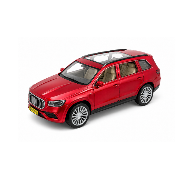Luxury SUV Toy Car – Red Die-Cast Model with Lights, Sound & Open Doors | HCL-905
