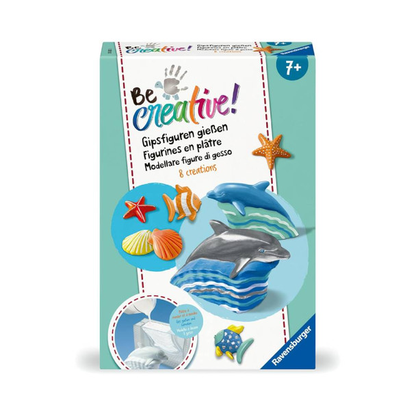 Ravensburger BeCreative Plaster Casting Dolphin Craft Kit | RV25535-1