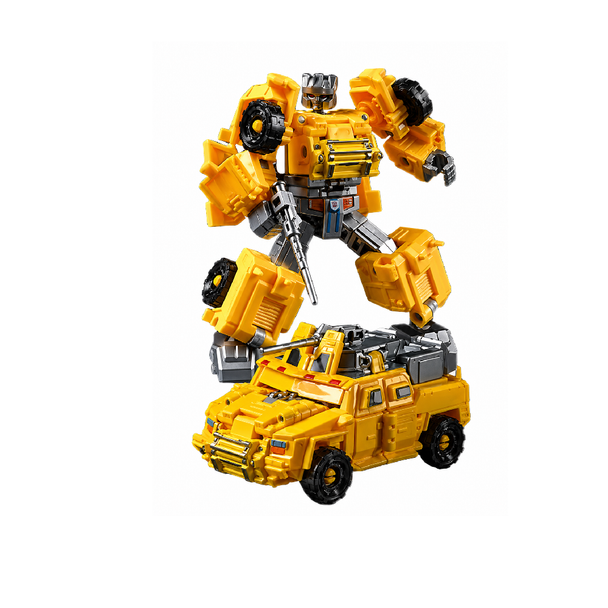 Transforming Robot Vehicle Toy – Yellow Car to Robot Action Figure | AL66025