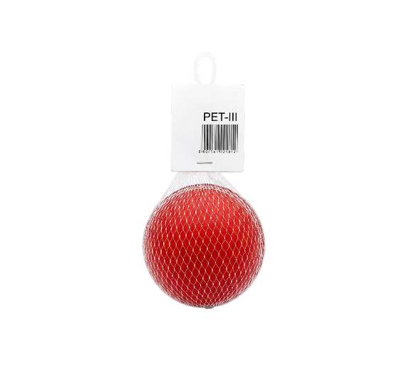 Rubber Ball Dog Toy Small - Red