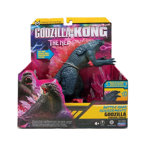 Godzilla x Kong Inspired Godzilla Action Figure (Red Dorsal Spikes – Large Size) | AL525
