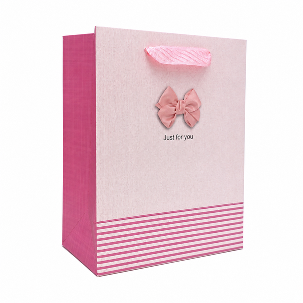 Just For You Gift Bag 18x10x23cm - Pink | D1226