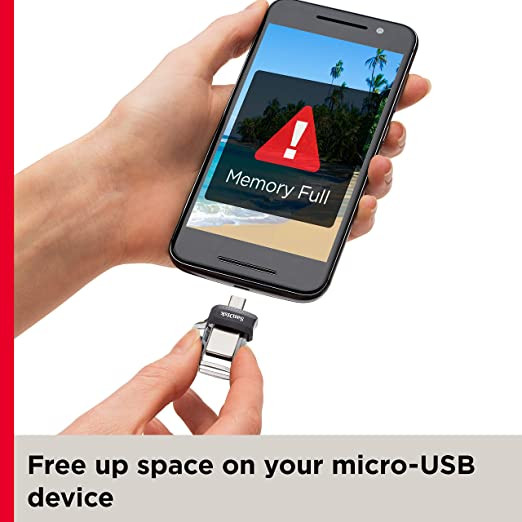 SanDisk Ultra 32GB Dual Drive m3.0 Flash Drive for Android Smartphones | SDDD3-032G-G46