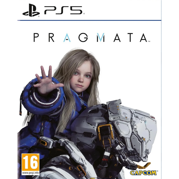 PRAGMATA PS5 sci-fi action-adventure game cover for PlayStation 5