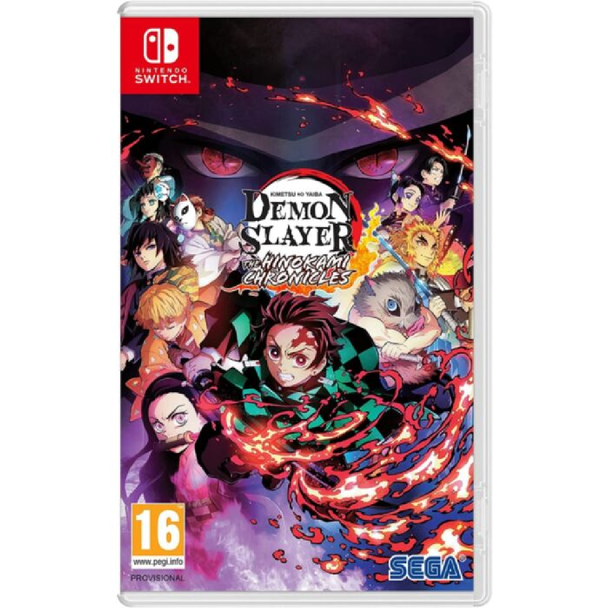 Demon Slayer Kimetsu no Yaiba The Hinokami Chronicles 2 Nintendo Switch game cover
