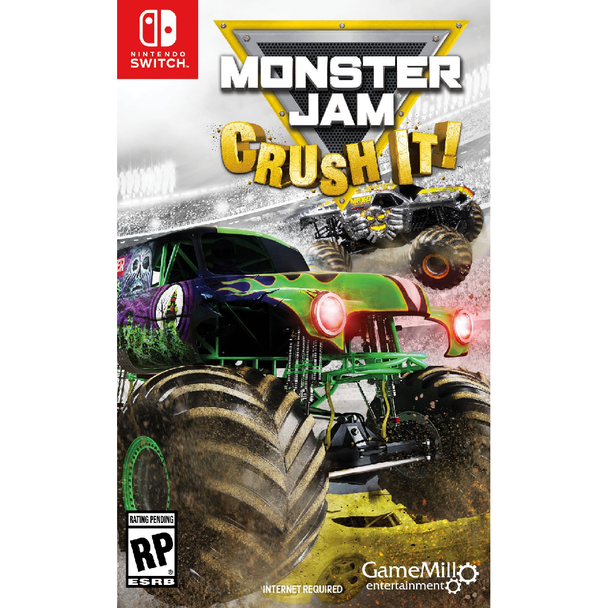 Monster Jam Crush It Nintendo Switch monster truck racing game cover