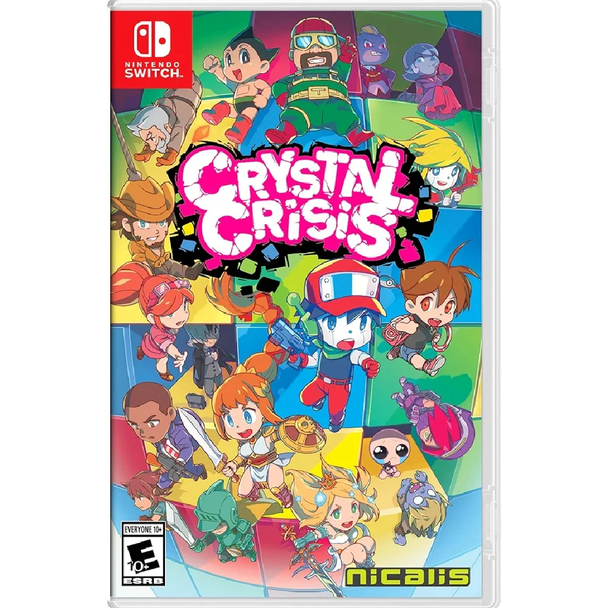 Crystal Crisis Nintendo Switch color-matching puzzle battle game cover