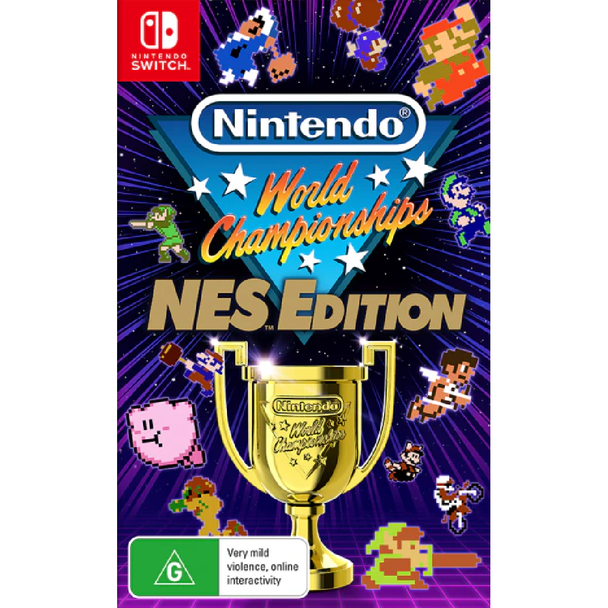 Nintendo World Championships NES Edition Nintendo Switch retro speedrunning game cover