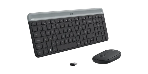 Logitech MK470 Slim Wireless Keyboard & Mouse Combo - English Layout
