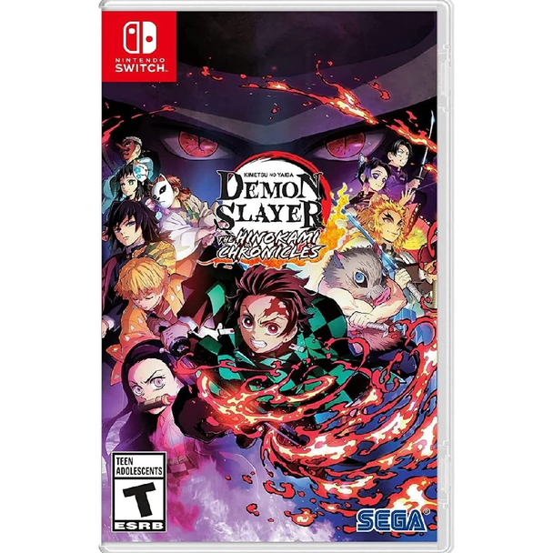 Demon Slayer The Hinokami Chronicles Nintendo Switch anime fighting game cover