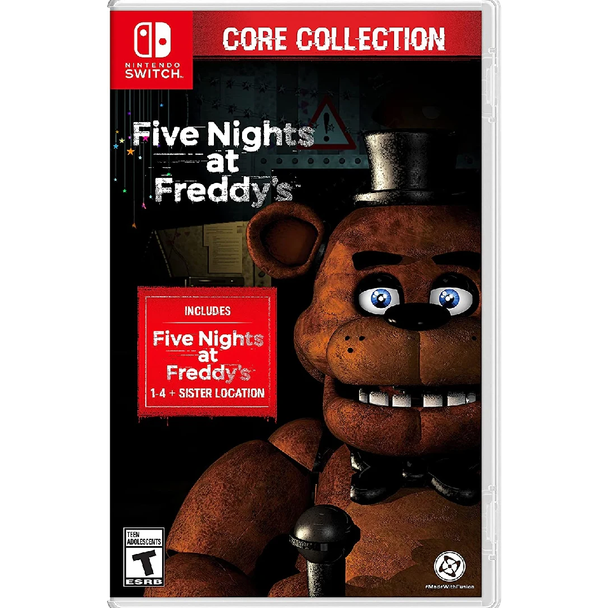 Five Nights at Freddy's The Core Collection Nintendo Switch survival horror game cover