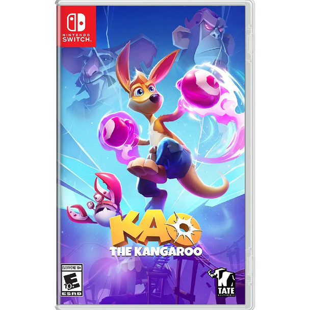 Kao the Kangaroo Nintendo Switch 3D platform adventure game cover