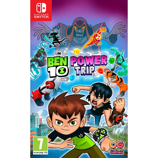 Ben 10 Power Trip Nintendo Switch action adventure game cover