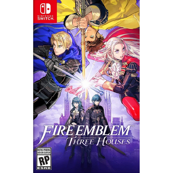 Fire Emblem Three Houses Nintendo Switch tactical RPG game cover