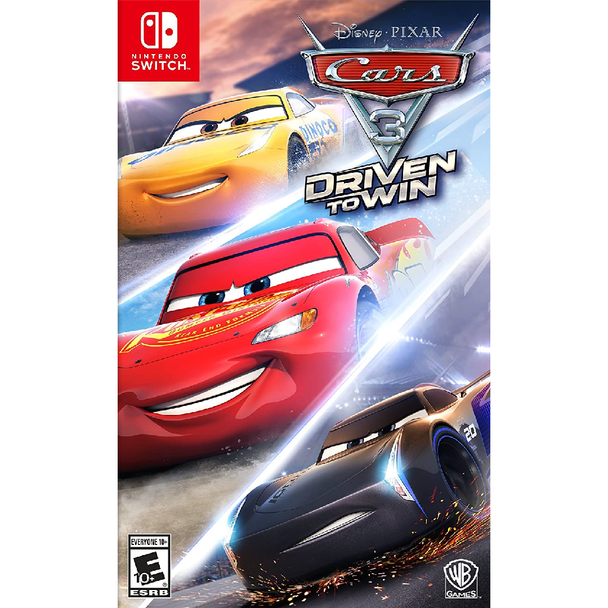 Cars 3 Driven to Win Nintendo Switch arcade racing game cover
