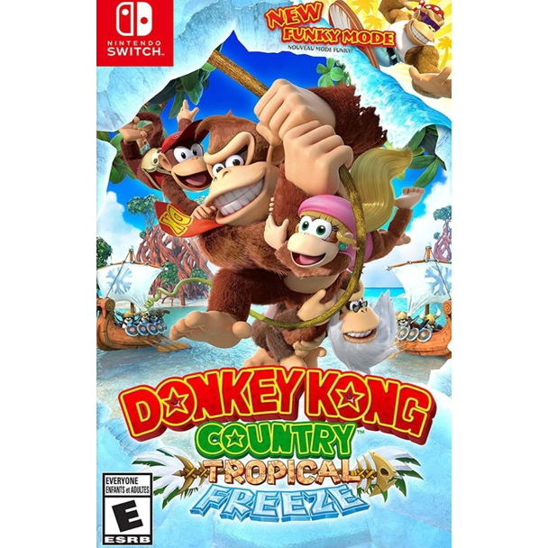 Donkey Kong Country Tropical Freeze Nintendo Switch platform adventure game cover