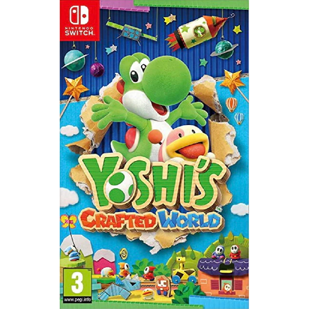 Yoshi's Crafted World Nintendo Switch platform adventure game cover