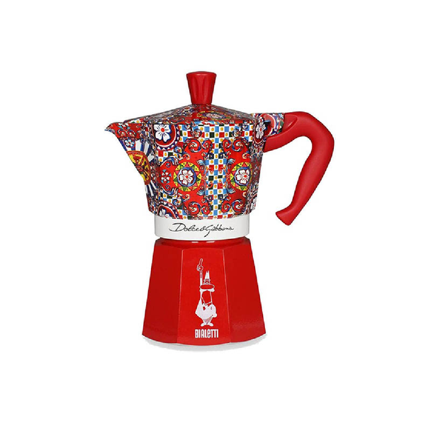 Bialetti BIA0005329 Moka Express Dolce&Gabbana Sicilian Cart 6-cup stovetop coffee maker