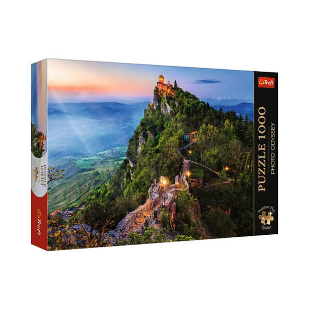 Trefl Photo Odyssey Cesta Tower San Marino Premium Plus 1000-Piece Puzzle | 10822