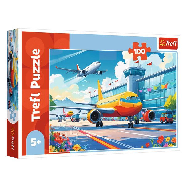 Trefl King of the Skies 16491 100-piece airplane jigsaw puzzle for children
