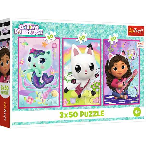 Trefl 100 “Meet Gabby and the Cats” Puzzle | 34876