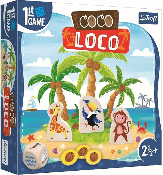 Trefl “Coco Loco” First Board Game (23 pc Game) | 02343