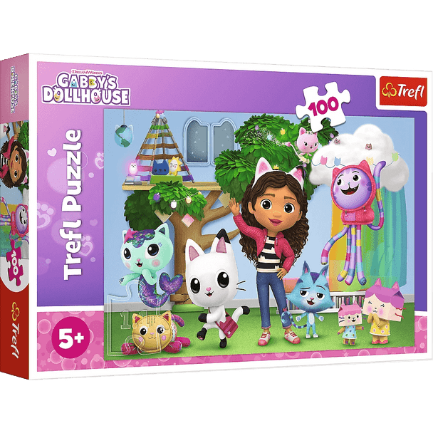 Trefl 100 “Gabby’s Dollhouse” Puzzle (12 pcs) | 16464