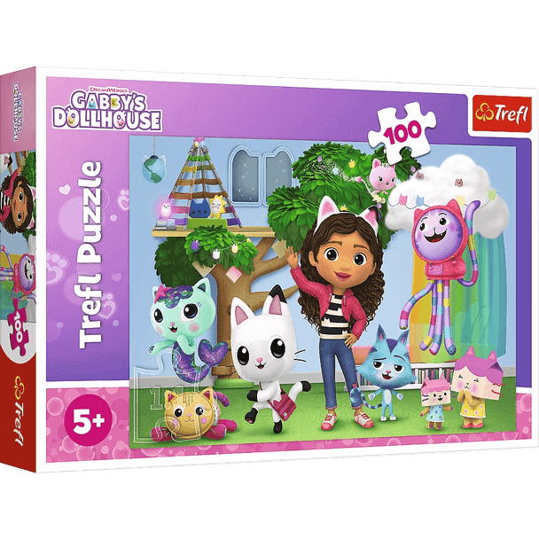 Trefl 100" Gabby’s Dollhouse" Puzzle | 16464